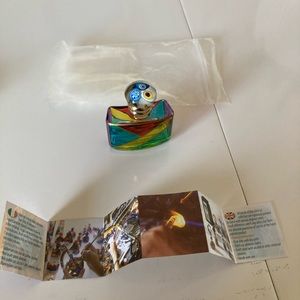 Hand painted Italian perfume bottle.